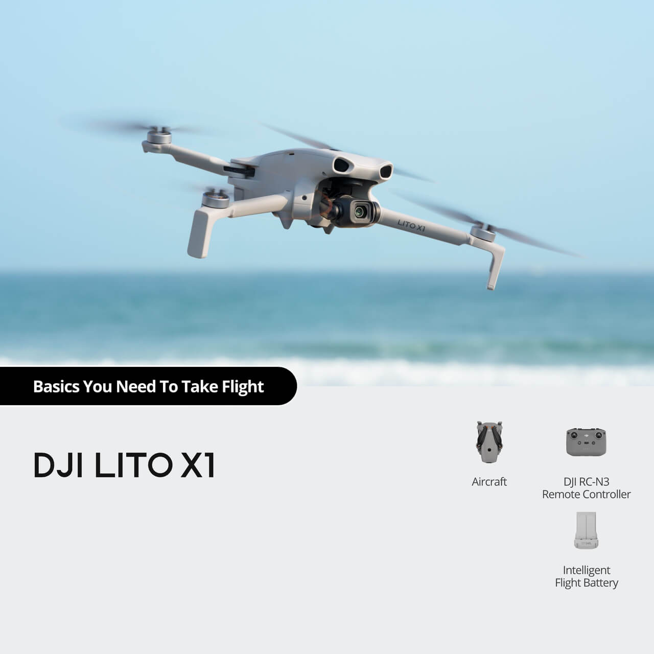 Drone Kit Build Yourself - Lito X1 Smooth Flight Kit RC-N3