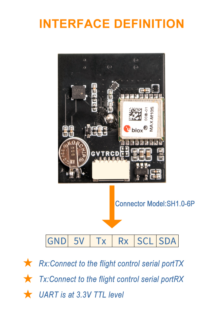 M10S GPS 10Hz GPS Module with  - Drone Kit Hexacopter avis et prix