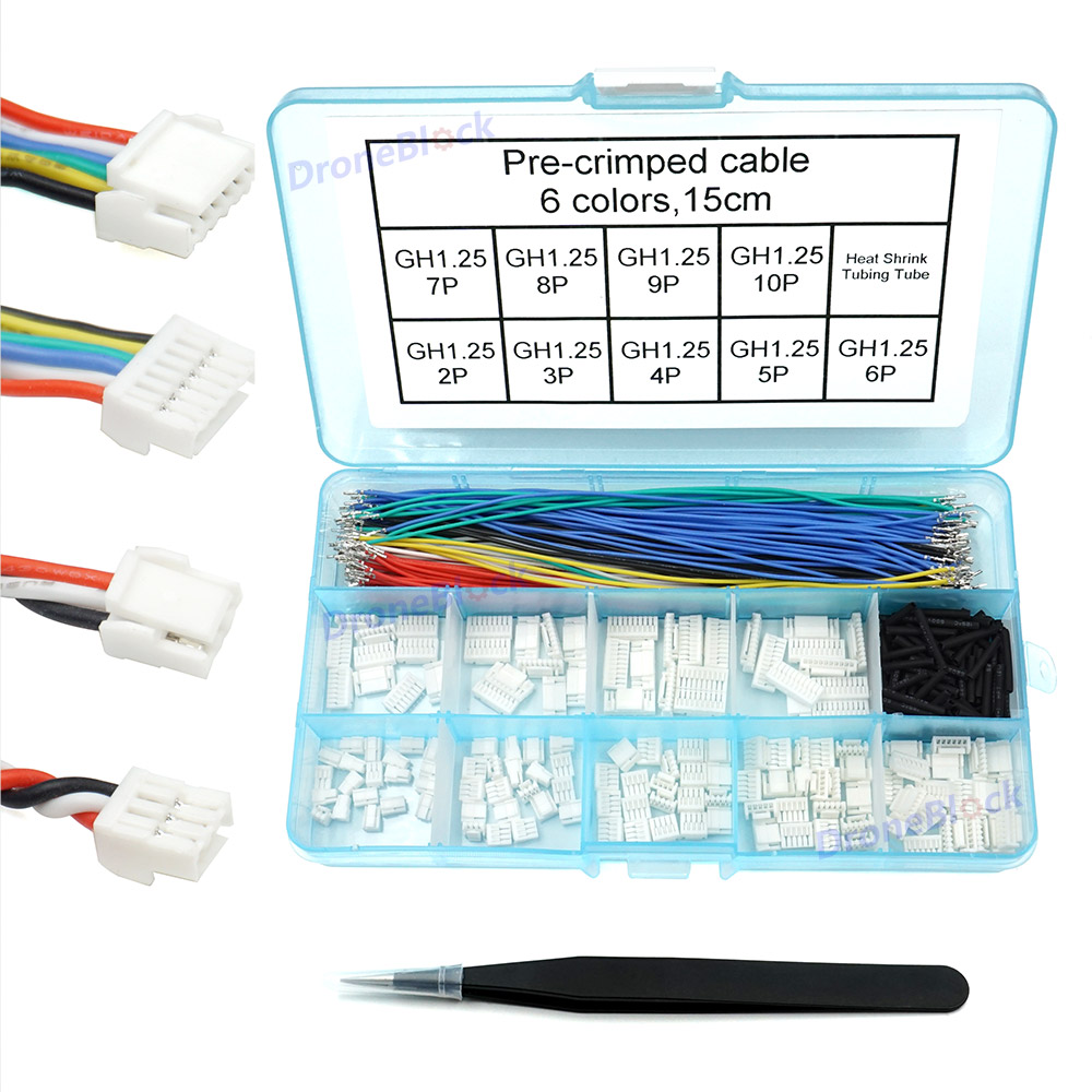 JST GH Connectors and Pre-Crim - Drone Kit Hexacopter avis et prix