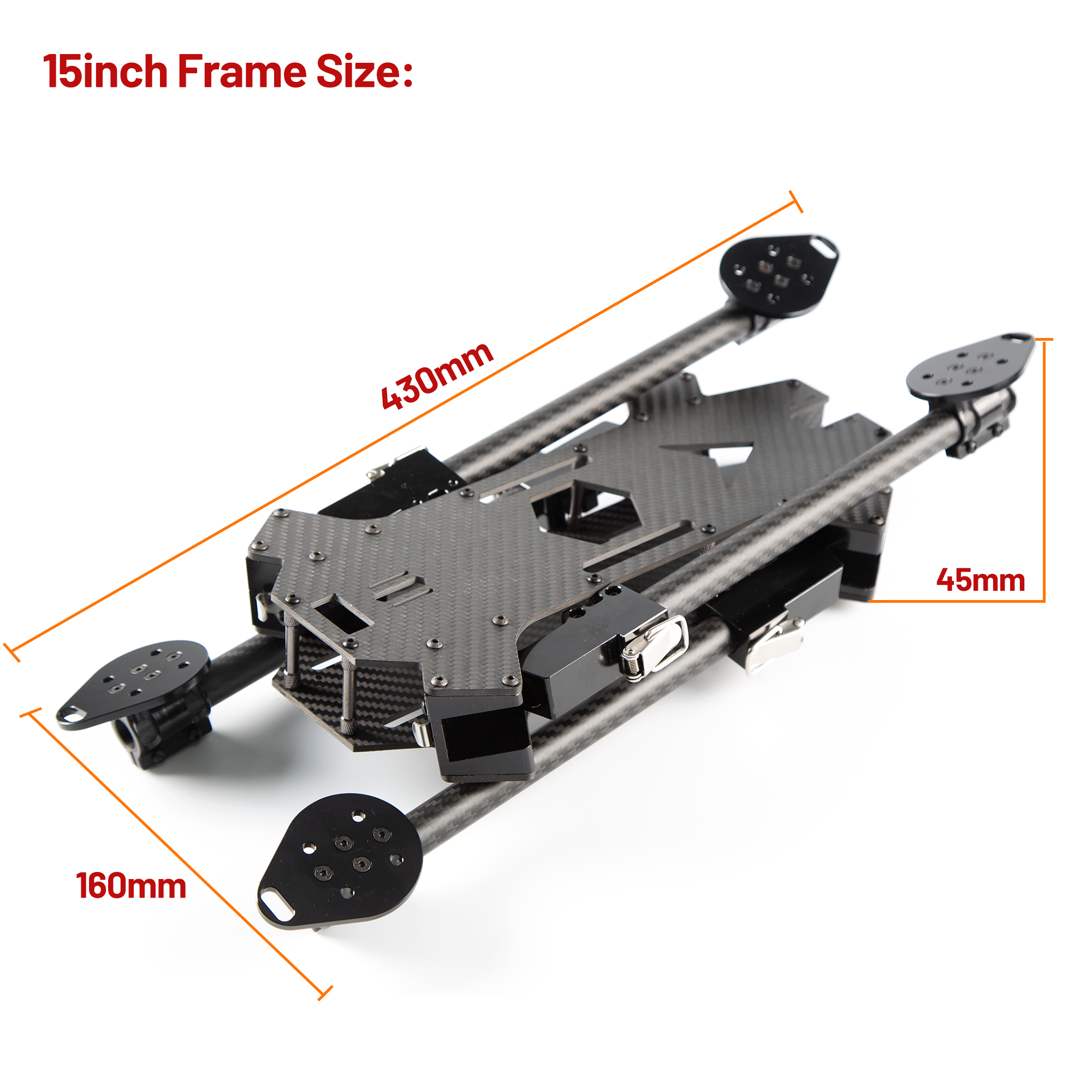 15inch /17inch FPV Carbon Fibe - Drone Kit Fpv avis et prix