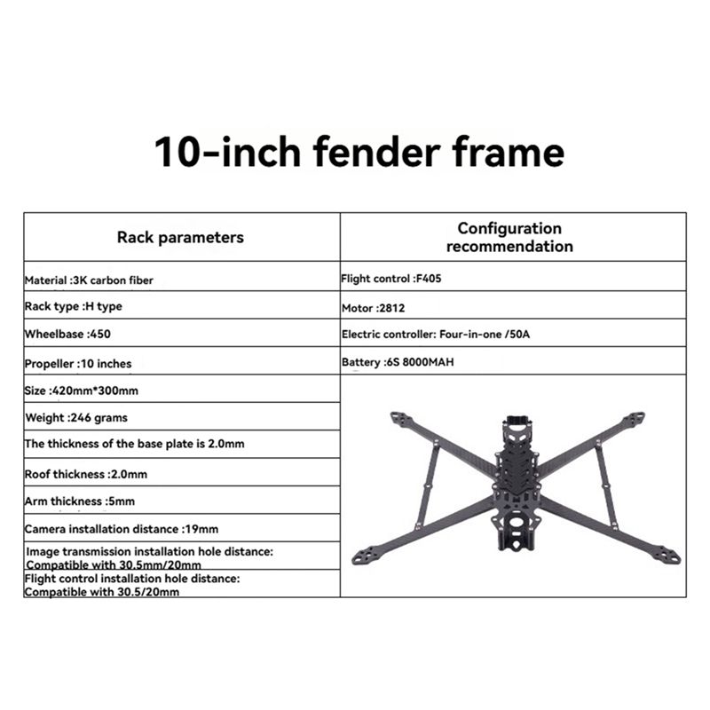 ABKN-Super Long Range FPV Cros - Drone Kit Long Range avis et prix