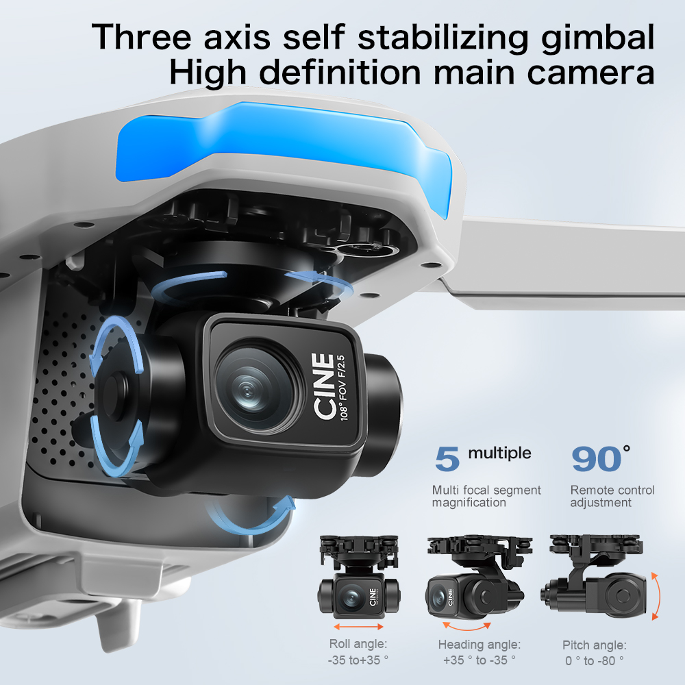 S-X1 MAX GPS Drone with 3-Axis - Drone Kit Long Range avis et prix