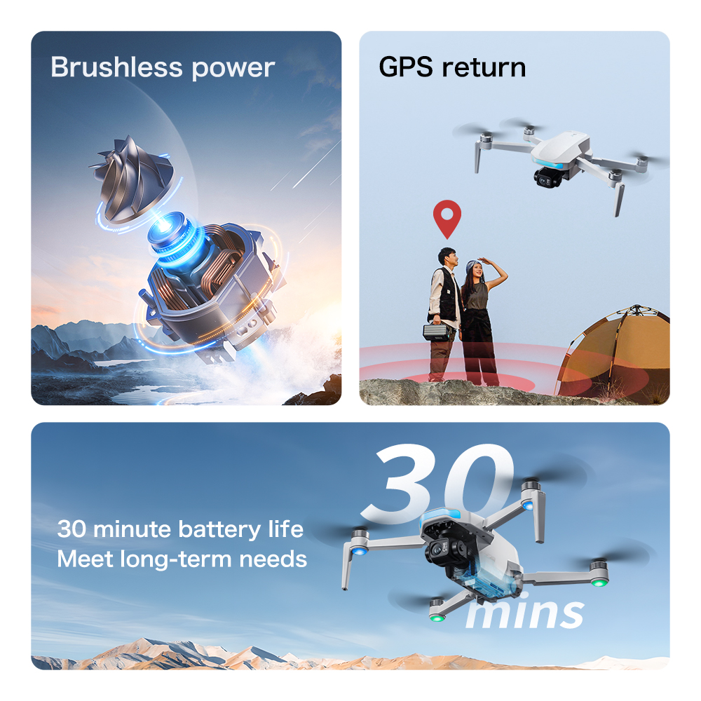 S-X1 MAX GPS Drone with 3-Axis - Drone Kit Long Range avis et prix