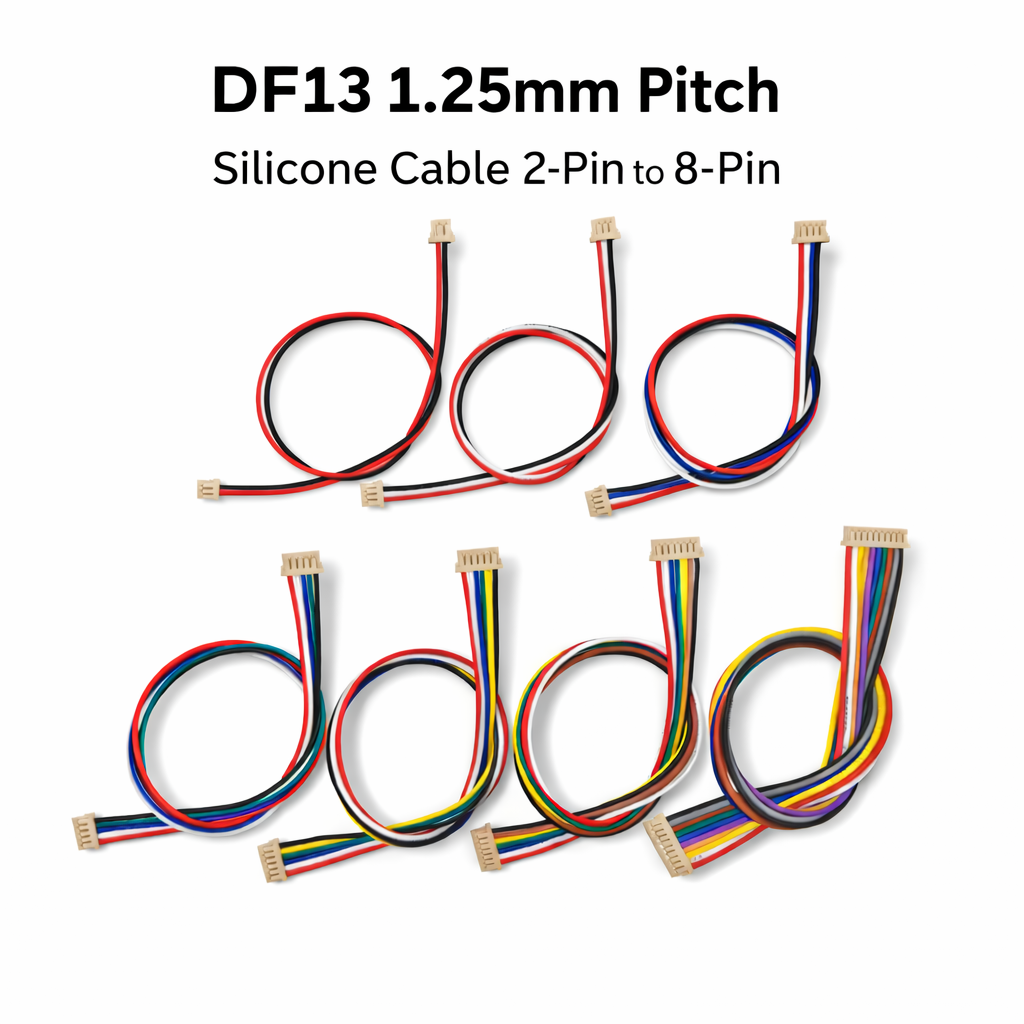 5PCS DF13 1.25mm Connector Cab - Drone Kit Hexacopter avis et prix