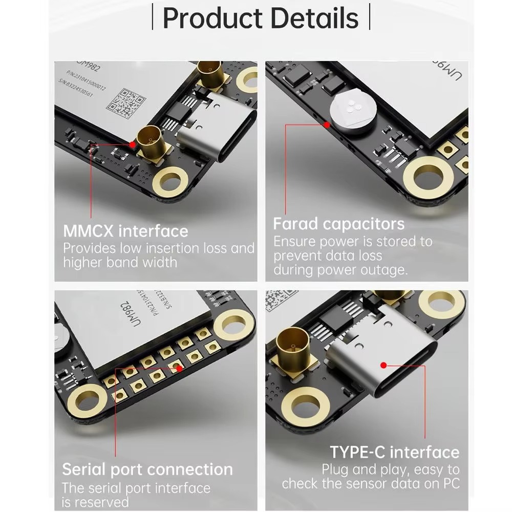 UM982 High-Precision GPS-RTK M - Drone Kit Hexacopter avis et prix