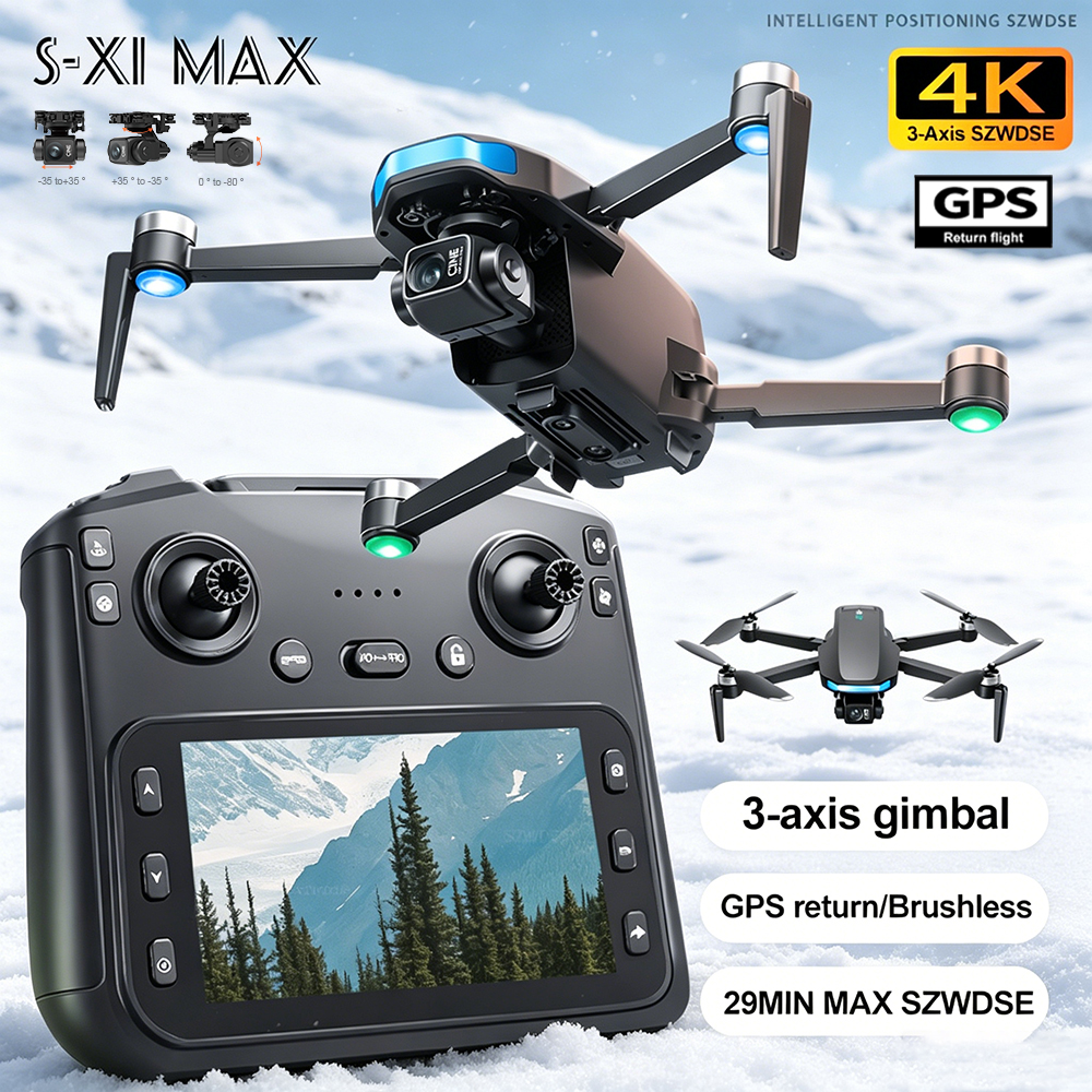 New S-X1 MAX Drone GPS 8K Prof - Drone Kit Professional avis et prix