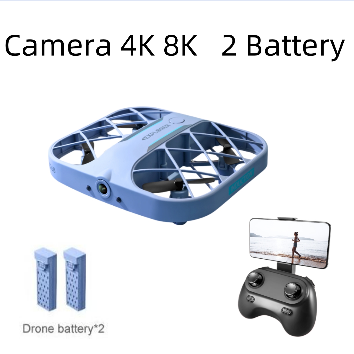 JJRC H107 FPV RC Drone with 2  - Drone Kit With Camera avis et prix